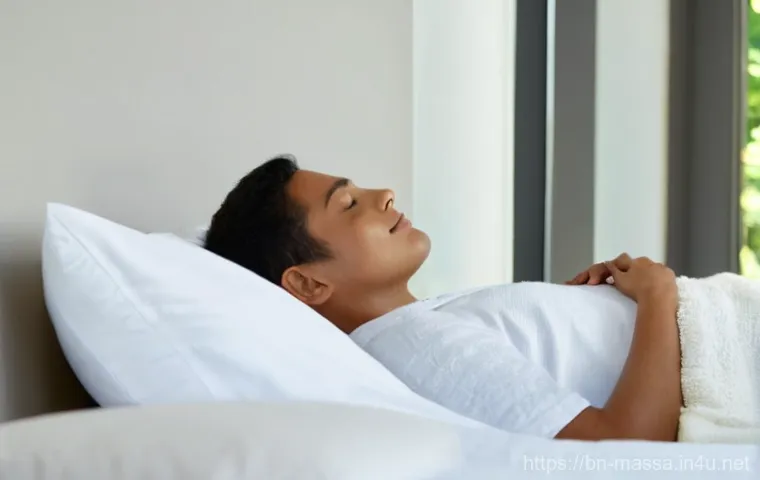 스포츠마사지사와 스트레스 완화 방법 - **Prompt 1: Physical Muscle Relaxation and Blood Circulation**
    "A close-up shot of a professiona...