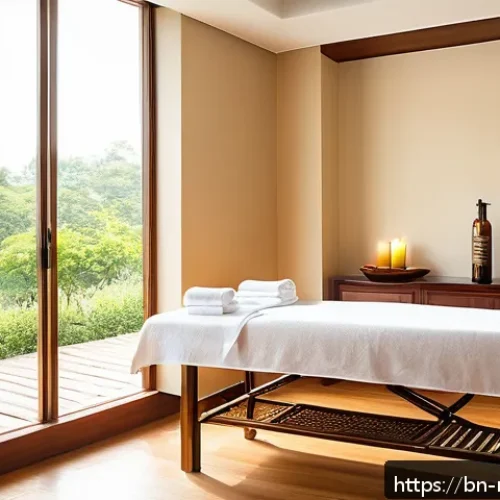 Home 30 스포츠마사지사 실습 장소 선택법 - A serene and spacious sports massage practice room designed for Bengali clients, featuring a well-li...