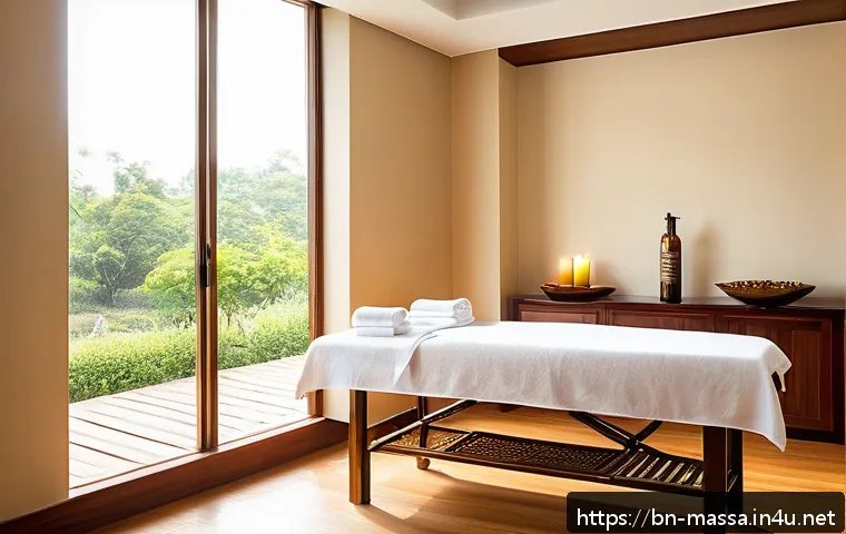 스포츠마사지사 실습 장소 선택법 - A serene and spacious sports massage practice room designed for Bengali clients, featuring a well-li...